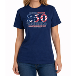 Load image into Gallery viewer, Independence Day America 250 Made in USA Women's Shirt | The Flag Shirt
