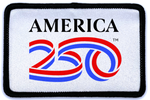 Load image into Gallery viewer, 250th Anniversary Iron-On Rectangle Patches
