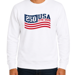 Load image into Gallery viewer, Stars &amp; Stripes America 250 Crewneck Sweatshirt | The Flag Shirt
