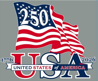 Waving Flag Made in USA - 250th Anniversary - T-Shirt