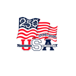 Load image into Gallery viewer, Waving Flag America 250 Made in USA Women's Shirt | The Flag Shirt
