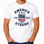 Load image into Gallery viewer, America Strong 250 Men's Patriotic T-Shirt | The Flag Shirt
