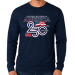 Load image into Gallery viewer, Winged Patriot America 250 Long Sleeve T-Shirt | The Flag Shirt
