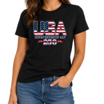 Load image into Gallery viewer, American Proud America 250 Made in USA Women's Shirt | The Flag Shirt
