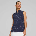 Load image into Gallery viewer, Women&#39;s Puma Golf Volition Stars Sleeveless Polo
