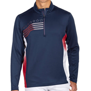 Men's Liberty 1/2 Zip Performance Golf Shirt