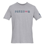 Load image into Gallery viewer, Under Armour Freedom Flag Bold Grey T-Shirt - the flag shirt

