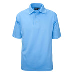 Load image into Gallery viewer, Men&#39;s Made in USA Tech Polo Shirt color_aqua_blue - the flag shirt
