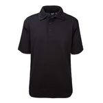 Load image into Gallery viewer, Men&#39;s Made in USA Tech Polo Shirt color_black - the flag shirt
