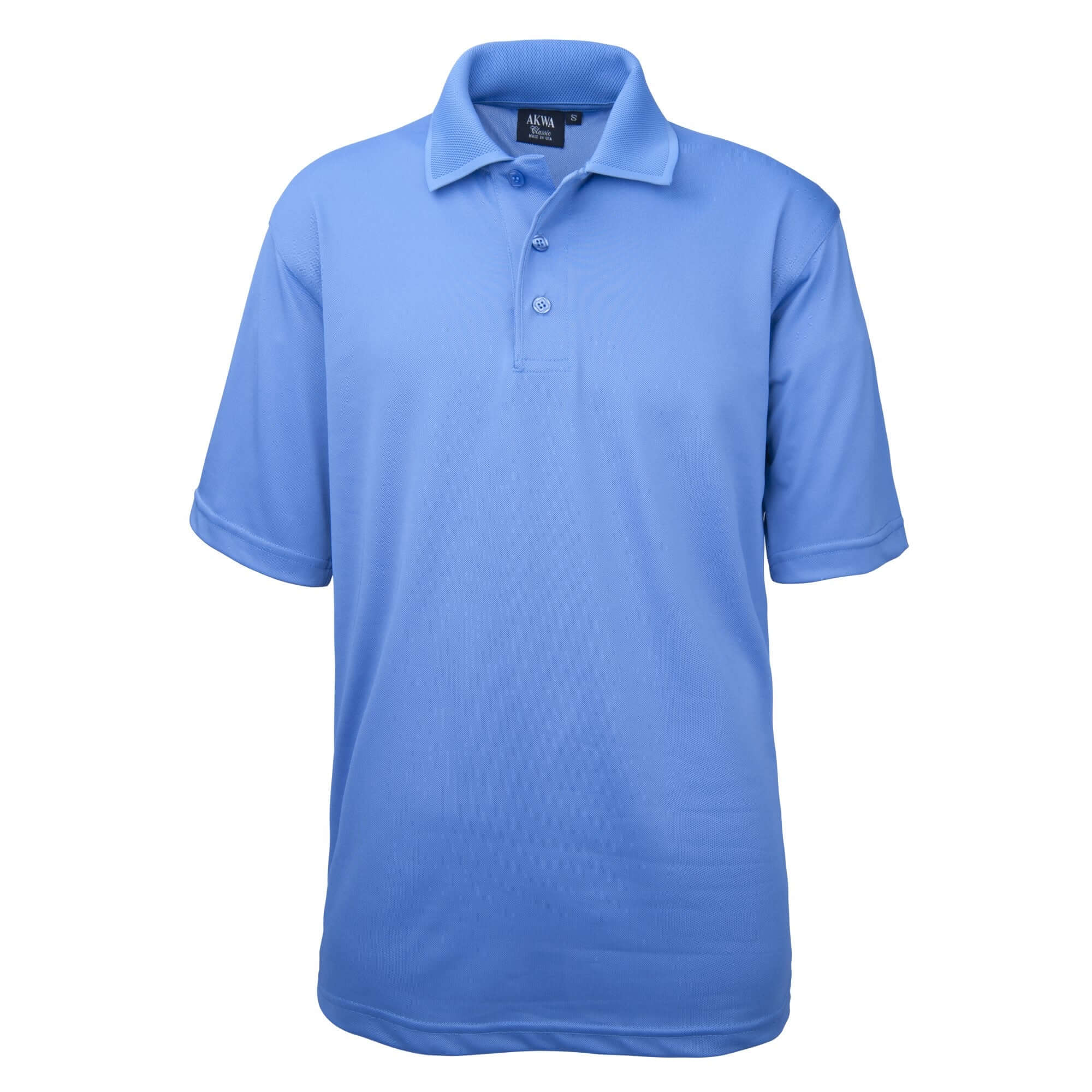Men's Made in USA Tech Polo Shirt color_french_blue - the flag shirt