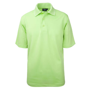 Men's Made in USA Tech Polo Shirt color_lime - the flag shirt