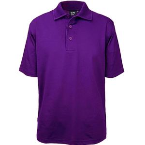 Men's Made in USA Tech Polo Shirt color_purple - the flag shirt