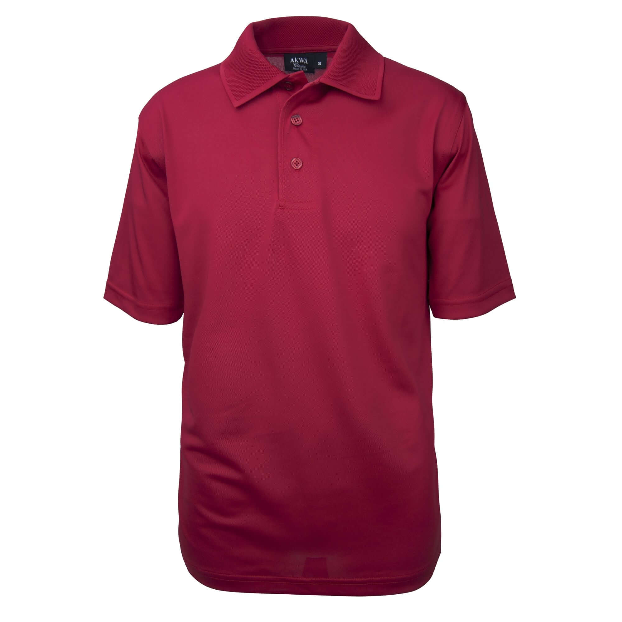 Men's Made in USA Tech Polo Shirt color_red - the flag shirt