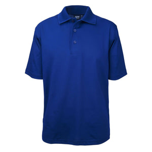 Men's Made in USA Tech Polo Shirt color - royal - the flag shirts