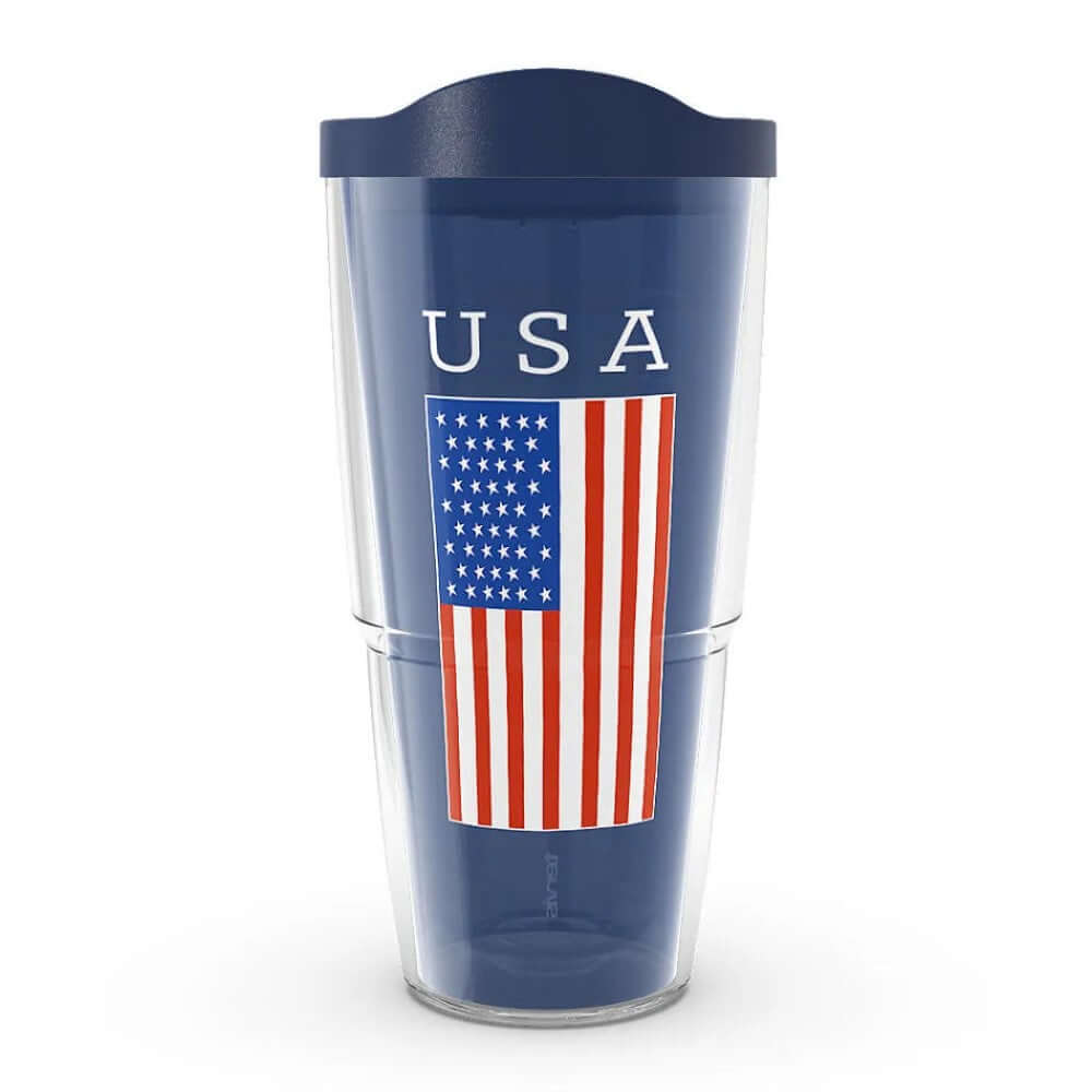 Tervis 24 oz Made in USA American Flag Tumbler