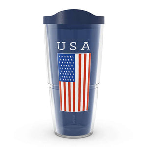 Tervis 24 oz Made in USA American Flag Tumbler