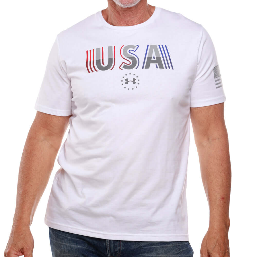 Under Armour Freedom USA Undefeated White