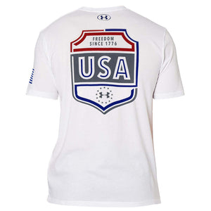 Democratie comfort Paleis Under Armour USA Emblem T-Shirt White – The Flag Shirt
