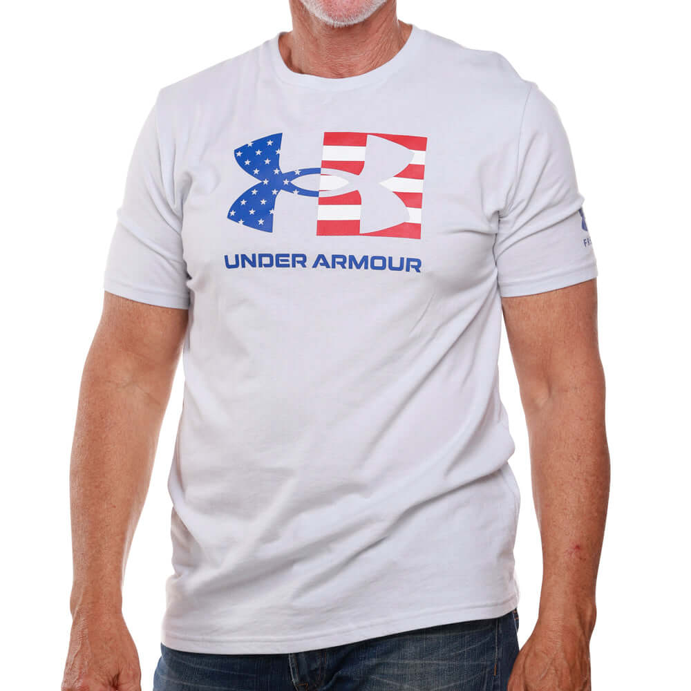 [1333350-410] Mens Under Armour Freedom Flag T-Shirt 