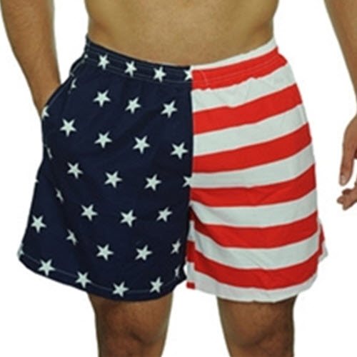 Unisex American Flag Swim Shorts - The Flag Shirt