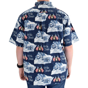 Men's Woven Button-Up Bell & Rushmore Shirt - the flag shirt