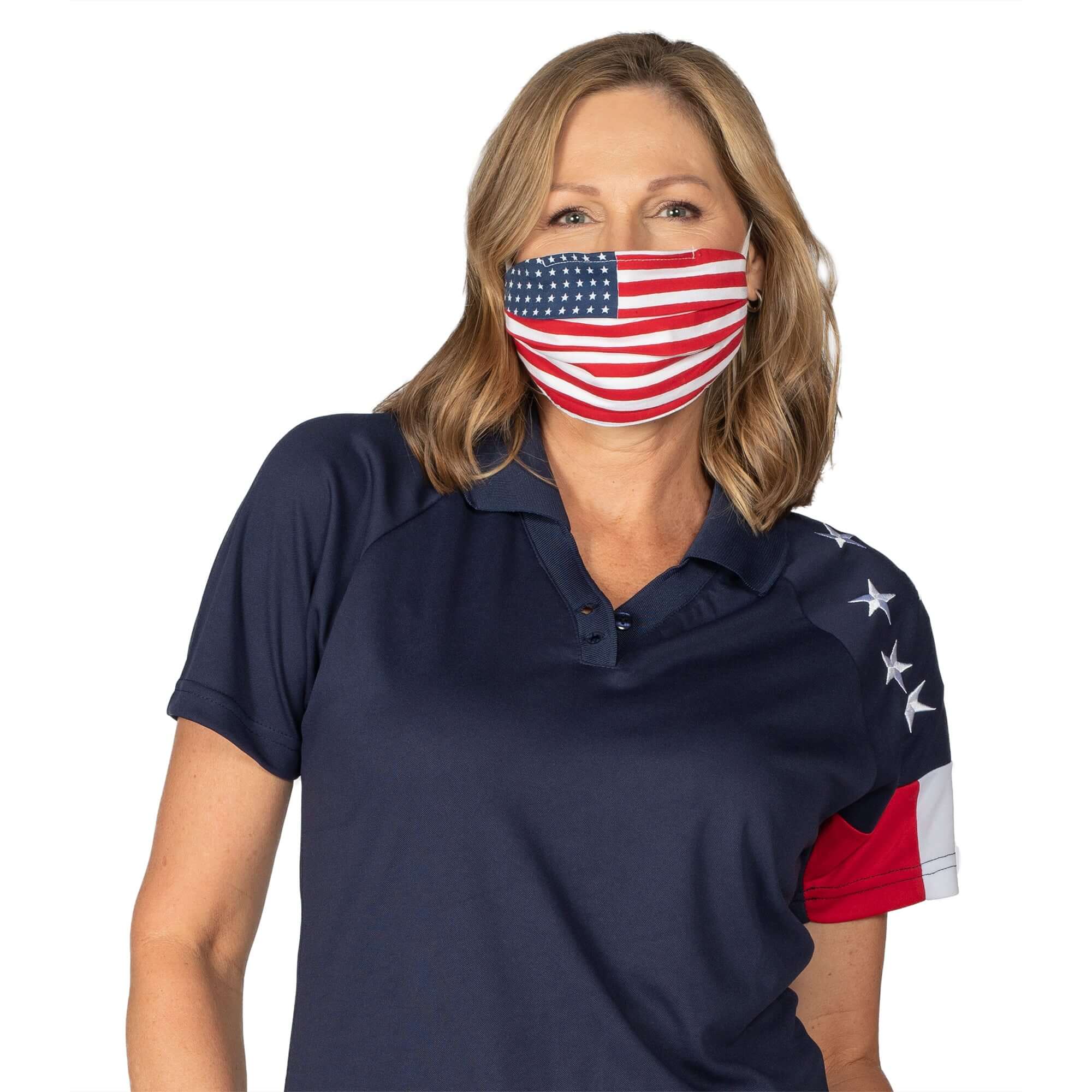 Patriotic Facemask 2-Pack Combo - the flag shirt