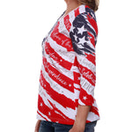 Load image into Gallery viewer, Women&#39;s Celebrate America 3/4 Sleeve Top
