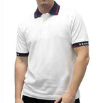 Load image into Gallery viewer, Mens Patriotic Tactical Polo Shirt - White - The Flag Shirt
