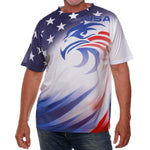 Load image into Gallery viewer, Men&#39;s Patriotic Eagle USA Quick Dry T-Shirt
