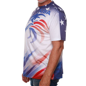 Men's Patriotic Eagle USA Quick Dry T-Shirt