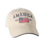 Load image into Gallery viewer, Made in the USA Unstructured Washed Cotton America 1776 Cap
