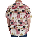 Load image into Gallery viewer, mens vintage allover flag woven shirt - the flag shirt
