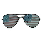 Load image into Gallery viewer, USA Flag Lens Aviator Sunglasses - The Flag Shirt
