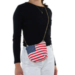 Load image into Gallery viewer, Stars and Stripes Canvas Crossbody
