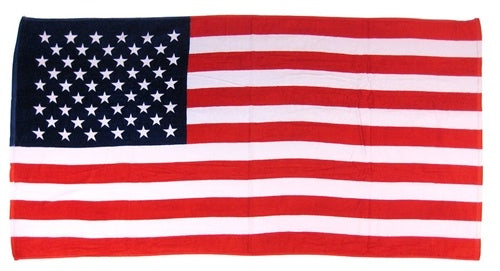 American Flag Beach Towel 30 X 60 - The Flag Shirt