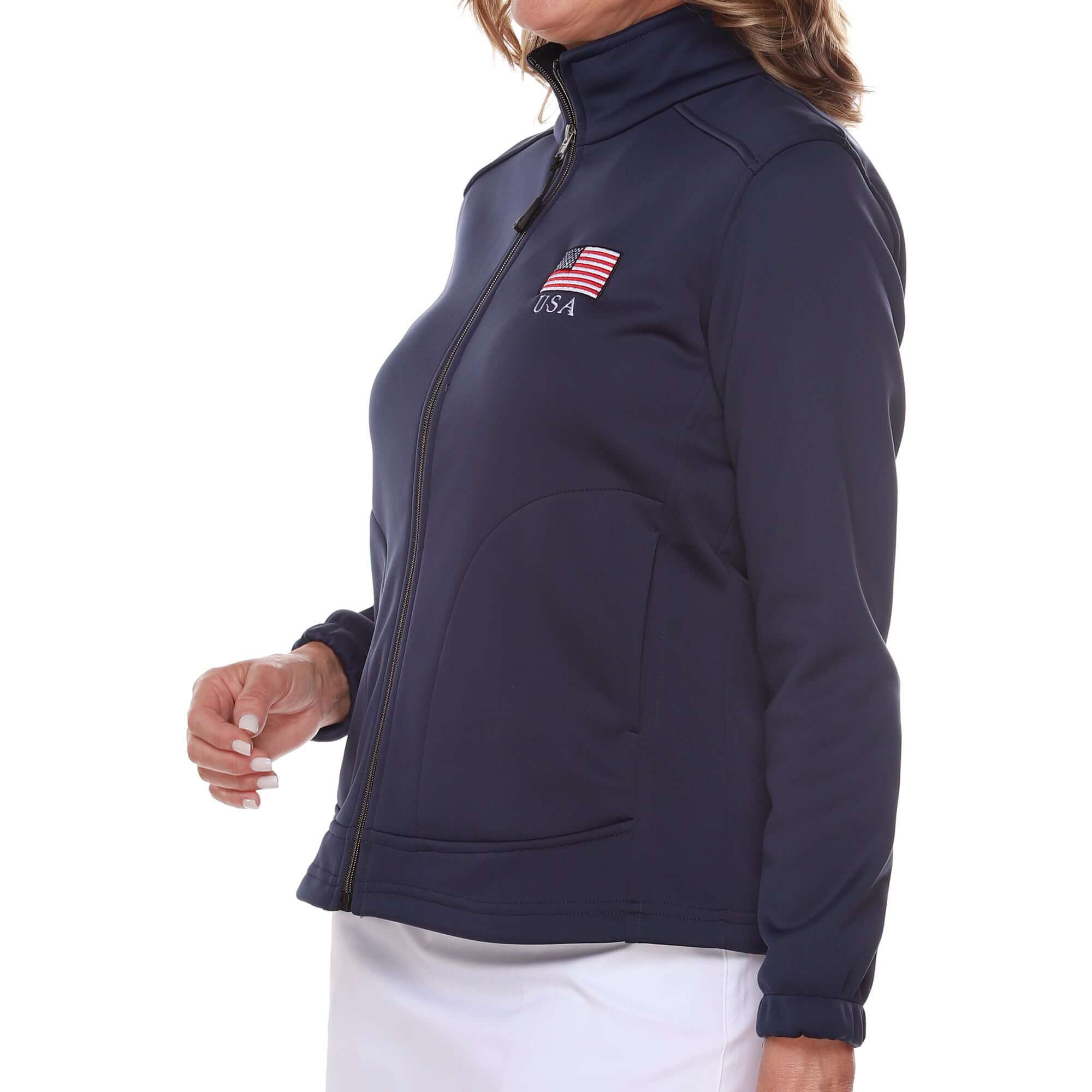 Women's Patriotic Made in USA Softshell Jacket