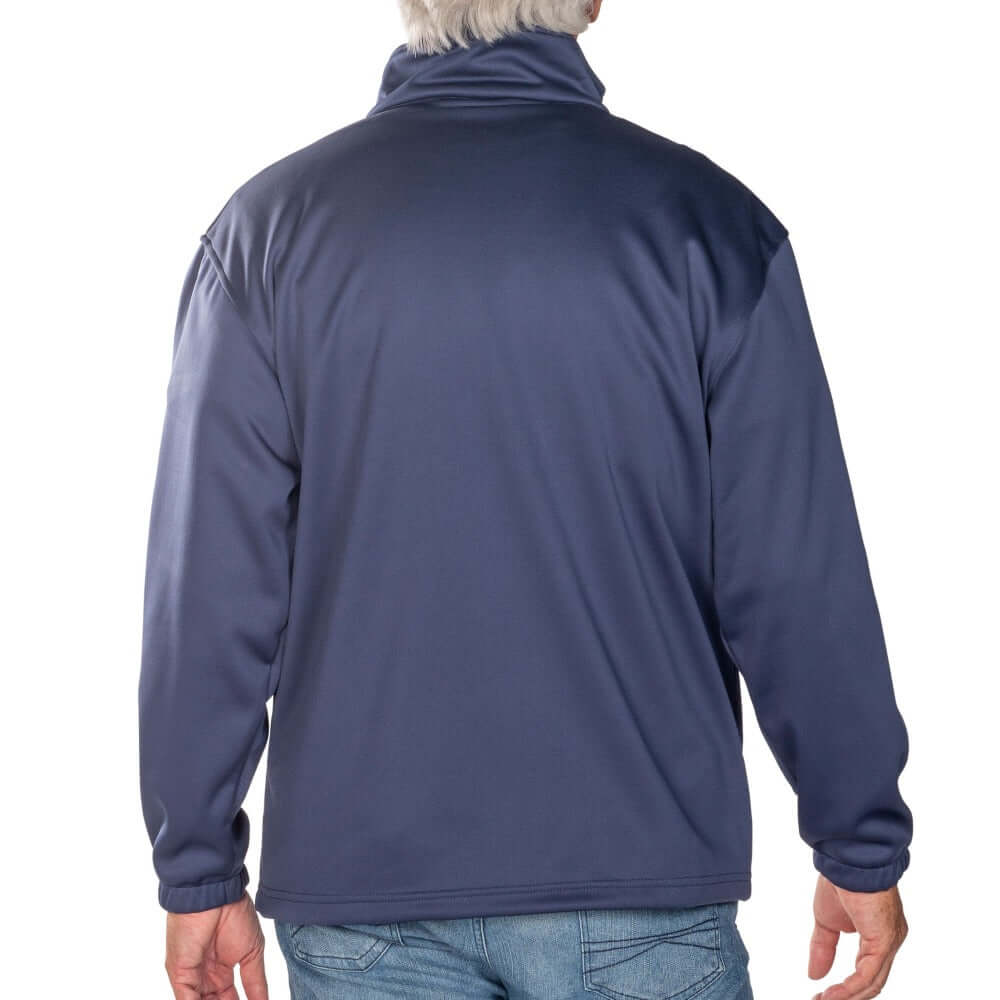 Men's Patriotic Full Zip Soft Shell Fleece Jacket