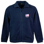 Load image into Gallery viewer, Men&#39;s Made in USA Full Zip Fleece Jacket
