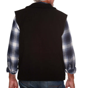 Men's Made in USA Full Zip Fleece Vest