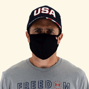 face mask made in the usa - the flag shirt