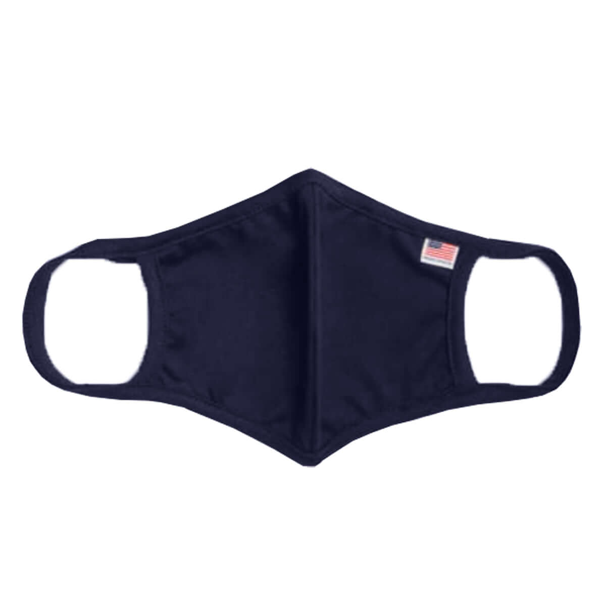 MADE IN USA Flag Solid Face Mask Navy