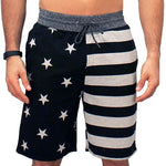 Load image into Gallery viewer, Mens American Stars and Stripes Jogger Shorts - The Flag Shirt

