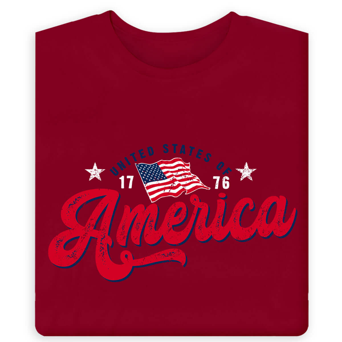 Men's America Script 1776 T-Shirt