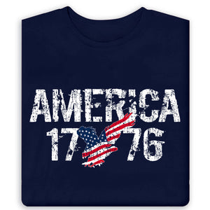 America 1776 Made In USA Short Sleeve Tee