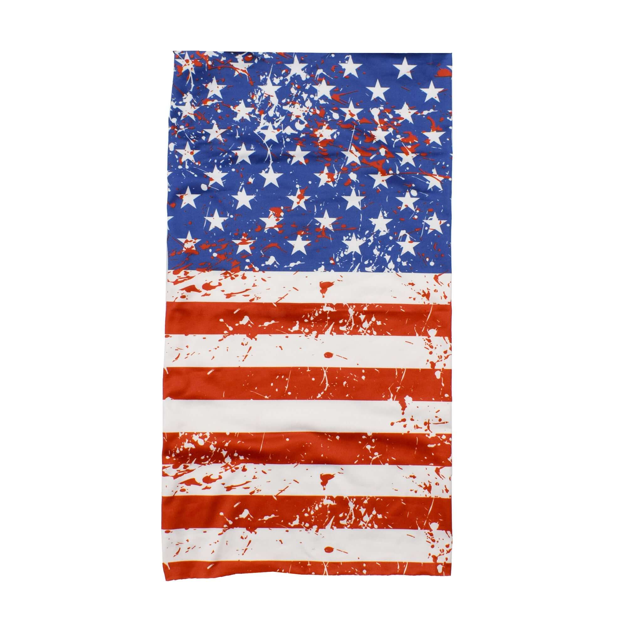 Cloth Gaiter Scarf with American Flag - the flag shirt