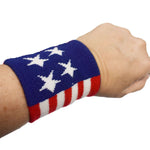 Load image into Gallery viewer, Stars and Stripes USA Wristbands - the flag shirts

