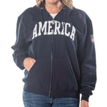 Load image into Gallery viewer, Unisex Champion America 1776 Full Zip Sweatshirt
