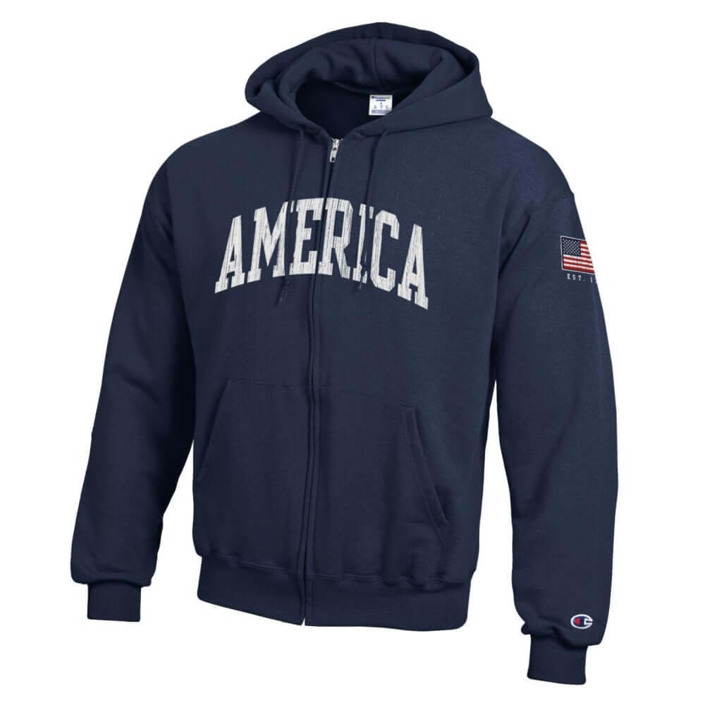 Unisex Champion America 1776 Full Zip Sweatshirt