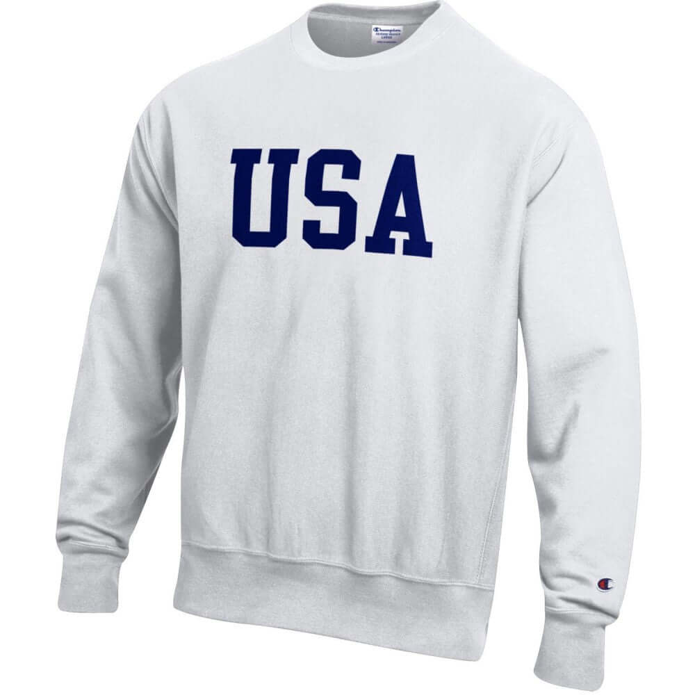 Unisex Champion USA Reverse Weave Crew Sweatshirt – The Flag Shirt