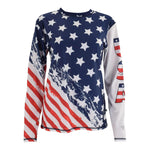 Load image into Gallery viewer, USA Sublimation Lady Long Sleeve Rash Guard
